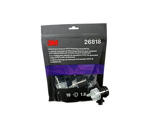 3M Performance Pressure HVLP Atomizing Head Refill Kit, 26818, Size 1.8, Clear, For use with 3M Performance Industrial Spray Gun, 10 pack