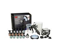 3M Performance Spray Gun Starter Kit, 26778, Includes PPS 2.0 Paint Spray Cup System, 15 Replaceable Gravity HVLP Atomizing Heads, Air Control Valve