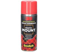 3M PhotoMount Spray Adhesive, 1 x 400 ml Can, Ideal for mounting photographs, prints and pictures