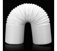3m Portable Air Conditioner Hose, 5.9" Diameter 118" Length Universal AC Exhaust Vent Hose, Clockwise Thread PVC Aluminium Foil Insulated Portable Air Conditioning Duct Outlet Pipe Extension Kit