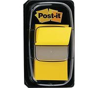 3M Post-it 25mm Index Flags with 12 Dispensers Each With 50 Flags - Yellow