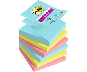 3M Post-it Cosmic Super Sticky Z-Notes, 540 Sheets, Pack of 6 Pads, 76 mm x 76 m