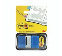 3M Post-It Index Blue X50 + Disp