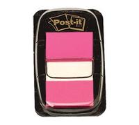 3M Post-it Index Flags, repositional 25mm index tab tape dispenser, bright pink, EACH