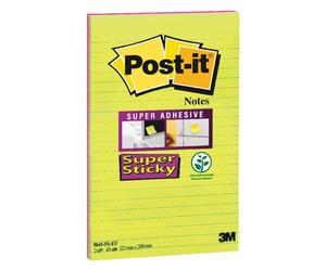 3M Post-it Notes Super Sticky 127 x 203mm Ultra - Pack of 2 (5845-SSEU)