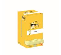 3M Post-It R330Y Z-Notes 76x76mm Z-Fold Yellow (Pack of 12), (R330 CY)