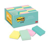 3M Post-It Scotch Sticky Notes: 1-3/8 in Width (Marseille Collection) / 24-Pack