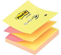 3M PostIt ZNote 76x76mm Neon Pnk Ylw