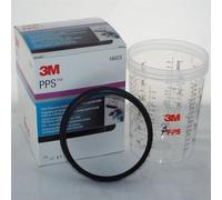 3M PPS Cup & Collar, Large, 850 ml, 16023