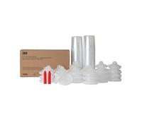 3M PPS (Original Series) Paint Spray Gun Cup Lids and Liners Kit, 16000, Standard, 22 oz, 200-micron Filter, Use w/Paint Gun for Cars, Furniture, Home, 50 Disposable Lids and Liners, 20 Sealing