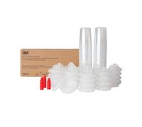 3M PPS (Original Series) Paint Spray Gun Cup Lids and Liners Kit, 16112, Midi, 13.5 oz, 200-micron Filter, Use w/ Paint Gun for Cars, Furniture, Home,