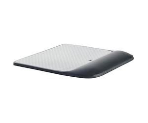 3M Precise Mouse Pad with Gel Wrist Rest, Soothing 3M Gel Technology and Satin Smooth Cover for All Day Comfort, Optical Mouse Performance and Battery Saving Design, Interlace (MW85B)