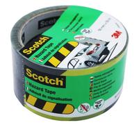 3M Premium Black Yellow Adhesive Hazard Warning Tape I 50mm (2") x 33m Floor Tape I Caution Tape I Ideal for Social Distancing Floor Tape and Floor