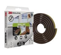 3M Premium Insulation Foam Seal, 6m, Brown, Small Gap up to 3mm - Self-Adhesive Rubber Black Carbon for Insulating Gaps in Windows and Doors, Enhanced Strength, UV resistant, Long-lasting Performance