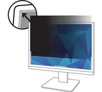 3M Privacy Filter for 24 inch widescreen LCD monitor. Black anti-glare privacy screen. Protect data from visual hacking.