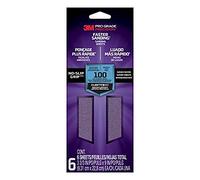 3M Pro-Grade Precision Sanding Sheets 100 Grit (Intermediar), 127100TRI-6, 3.75" x 9", 6/Pack