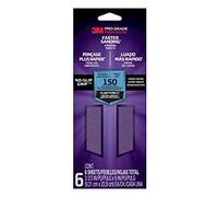 3M Pro-Grade Precision Sanding Sheets 150 Grit (Medium), 127150TRI-6, 3.75" x 9", 6/Pack