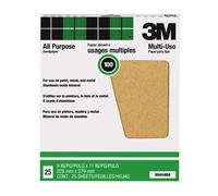 3M Pro-Pak Aluminum Oxide Paint and Rust Removal Sandpaper, 9 in. x 11 in., 100 Grit, 25-Sheets