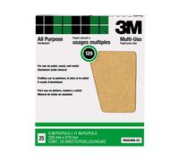 3M Pro-Pak Aluminum Oxide Sheets for Paint and Rust Removal, 9-In by 11-In, 120 Grit
