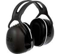 3M Peltor X5A Ear Defenders with Headband, Earmuffs for Reliable Hearing Protection Against High Noise Levels in Industrial Settings, 37 dB, Black, One Size, 1 per Package