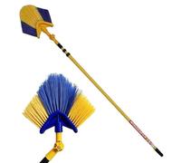 3M Professional Extendable Ceiling Duster - Telescopic Cobweb Brush with 180° Swivel Head - Heavy Duty Feather Duster for High Walls, Fans & Corners - Ladder Free Cleaning for Homes, Offices
