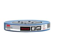 3M Professional Masking Tape 2090, Universal Surfaces - 1 Roll, 18 mm x 50 m - UV stable, Water Resistant, For Indoor & Outdoor Painting and Decorating