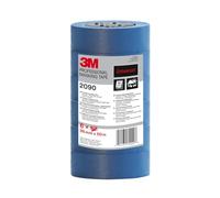 3M Professional Masking Tape 2090, Universal Surfaces, Tower Pack of 6 rolls, 36 mm x 50 m - UV stable, Water Resistant, For Indoor & Outdoor Painting and Decorating
