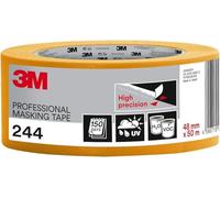 3M Professional Masking Tape 244, High Precision, Painters Tape - 1 Roll 48 mm x 50 m - Universal Surfaces, UV and Water Resistant, For Indoor & Outdoor