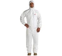 3M 4545M Protective Coverall, Size Medium, White