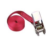 3M Ratchet Tie Down Lashing Strap with Metal Buckle Heavy Duty Tensioning Belt,400-800KG Red Ratchet Straps