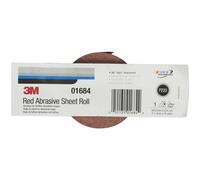 3M Red Abrasive Stikit Sheet Roll 01684 P220 2-3/4 in x 25 yd