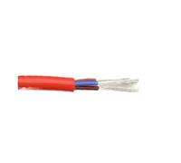 3m Red Black Silicone Wire 2/3/4/6 Cores Flexible High Temperature Resistant Rubber Insulation Tinned Copper Cable(Red x 3 Cores,3 m 0.75mm)