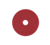 3M Red Buffer Pad 5100, 15" Floor Buffer, Machine Use (Case of 5)