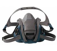 3M Reusable Half Face Mask Respirator, Quick Latch, Medium, 6502QL, Black | Reliable Protection In Harsh Working Environments - 1x Respirator Mask