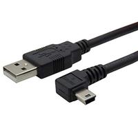 3M RIGHT ANGLE USB BATTERY CHARGER AND DATA CABLE LEAD FOR - Garmin Dash Cam 10 - SAT NAV |Car, Truck GPS Navigation System