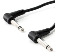 3M Right Angled 6.35mm Mono Jack Plug To Male Cable 1/4" 90 Degree Guitar Lead