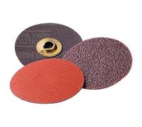 3M Roloc Disc 777F - 36 Grit Ceramic Aluminum Oxide Grinding Disc - For Disc Sanders - Roloc Quick Change - Water Resistant YF-Weight Backing - 2"