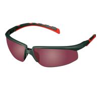 3M S2024AS-RED Safety Glasses Mirrored Anti-Scratch Coating Red Grey