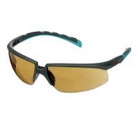 3M Safety Glasses Anti-Fog Anti-Scratch Angle Adjustable Turq Grey S2005SGAF-BGR