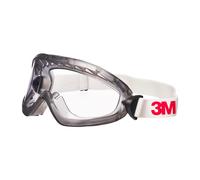 3M Safety Goggles 2890 Series, Sealed, Anti-Fog, Clear Acetate Lens, 2890SA, 10/