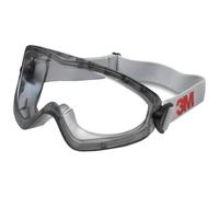 3M 2890SC Full-View Safety Goggles for Work Involving Electric Tools and Spray Painting / Protection Against Splattering / Antifog Coating / Transparent