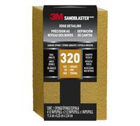 3M SandBlaster Dual Angle Bare Surfaces Sanding Sponge 320 Grit For Wet Or Dry Use Professional-Grade Foam Keeps Its Shape For Lasting Use Premium