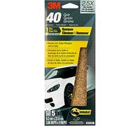 3M Sandpaper, 03038, 40 Grit, 3 2/3 in x 9 in, 5 Sheets