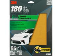 3M Sandpaper, 32545, 180 Grit, 9 in x 11 in