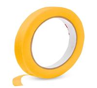 3M Scotch 244 Super UV Masking Tape Professional Painter's Tape Masking Tape Polishing Tape for Sharp Colour Edges UV-Resistant Indoor and Outdoor Use Masking Tape (Colour: Gold, 10 mm x 30 m)