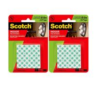 3M Scotch 311DC Heavy Duty 1-Inch Mounting Squares, 48 Squares (2 Sets)