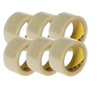 Scotch 28280 Classic Clear Packing Tape. Easy To Unwind Box Sealing Tape. Ideal for Sealing Boxes and Parcels. 6 Rolls