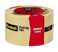 3M Scotch 3A Masking Tape 2050, 2.82 Inch x 60 meter