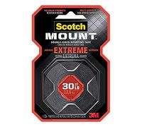 3M Scotch 414/DC Extremely Strong Mounting Tape: 1 in. x 60 in. (Black)