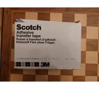 3M Scotch 969 ATG Adhesive Transfer Tape Buff 19mm x 16.5m x 12 Rolls